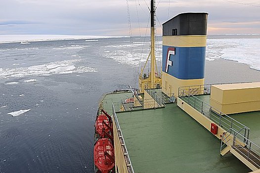 浮冰,破冰船,威德尔海,南极半岛,南极