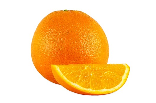橘子,白色背景