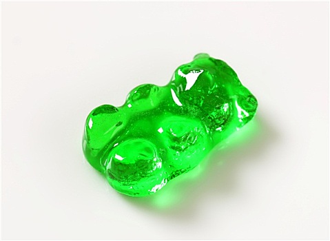 绿色,小熊软糖