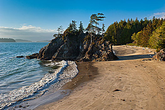 海滩,不列颠哥伦比亚省,加拿大