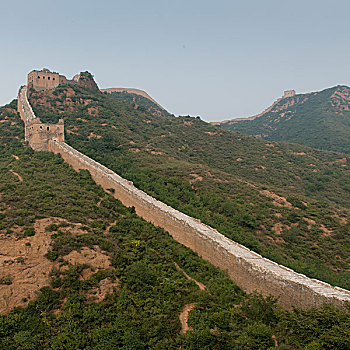 金山岭,局部,长城,北京,中国