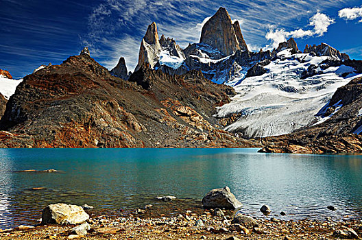 泻湖,攀升,洛斯格拉希亚雷斯国家公园,巴塔哥尼亚,阿根廷
