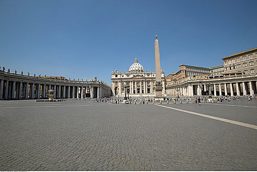 圣彼得广场,大教堂,罗马,意大利