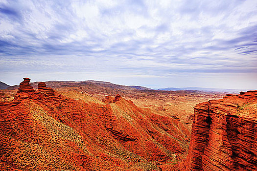 日出,日落,天际线,风景,红色,砂岩,张掖