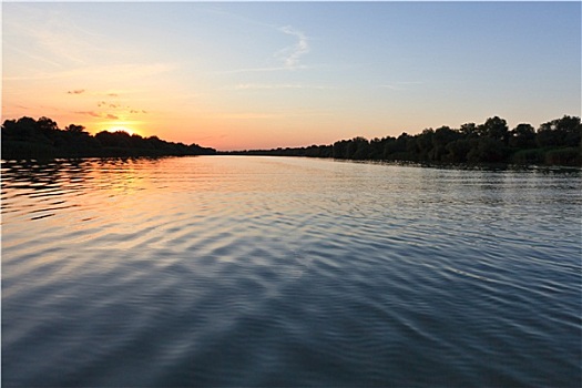 日出,多瑙河三角洲