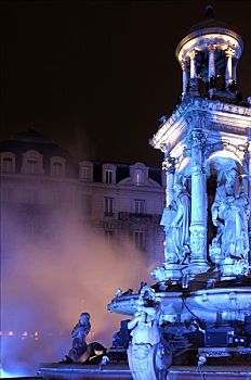 法国,里昂,2006年,地点,喷泉