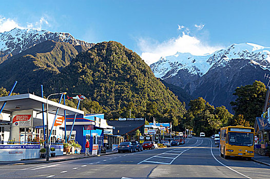 城镇,西海岸,南岛,新西兰