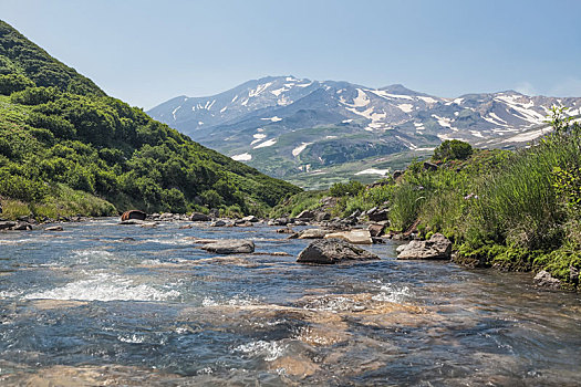 自然,堪察加半岛,风景,华美