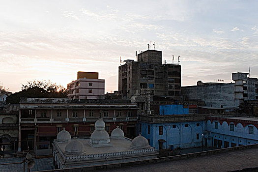 建筑,城市,阿默达巴德,古吉拉特,印度