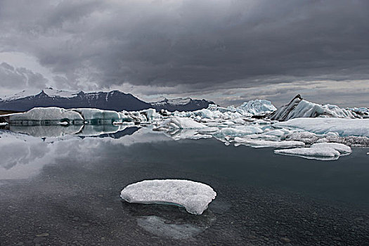 冰河,泻湖,杰古沙龙湖,瓦特纳冰川,国家公园,冰岛