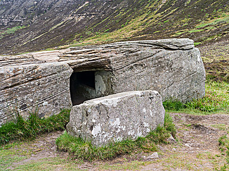 神秘,新石器时代,墓地,岛屿,奥克尼群岛,苏格兰,大幅,尺寸