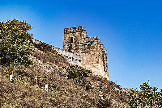 河北省山海关角山长城建筑景观