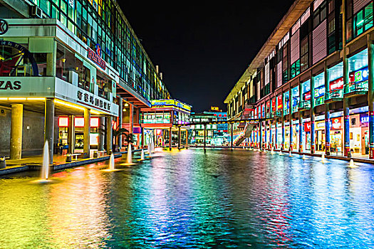 商業街噴泉水景