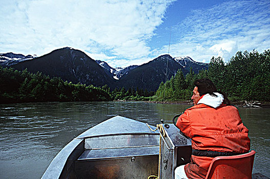 船夫,河,不列颠哥伦比亚省,加拿大