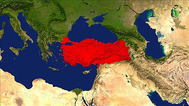 土耳其,色彩,红色