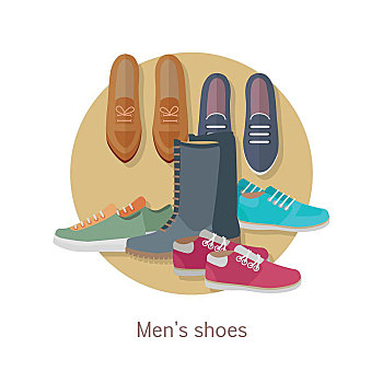 男人,鞋,时髦,矢量,靴子,运动鞋,休闲,路夫鞋,服装,工作靴,体育馆,拖鞋,秋天,冬天,收集
