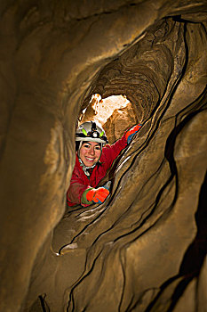 洞,洞穴,艾伯塔省,加拿大