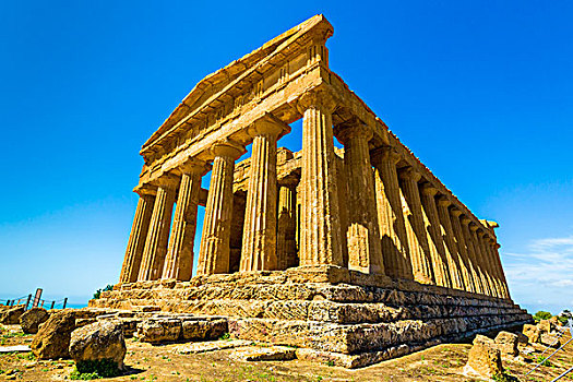 庙宇,神殿之谷,古希腊,城市,阿格里琴托,西西里,意大利