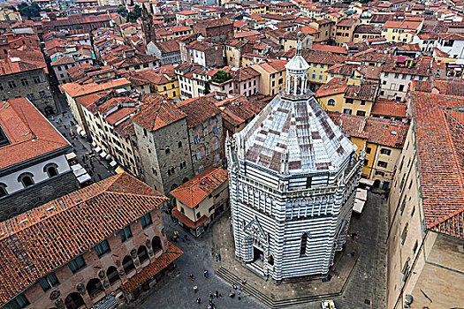 洗礼堂,广场,中央教堂,托斯卡纳,意大利
