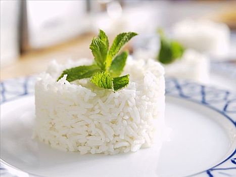米饭,盘子
