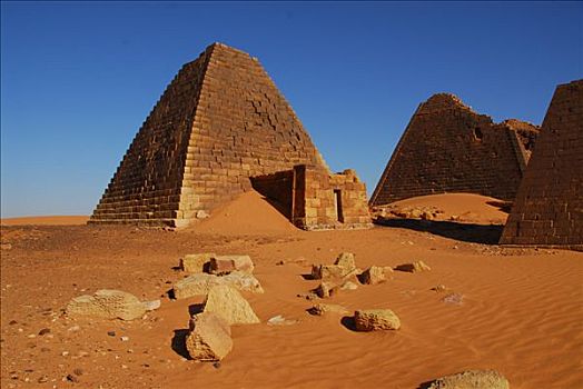 金字塔,麦罗埃,苏丹