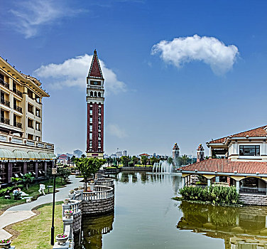 江苏省南京市威尼斯水城建筑景观