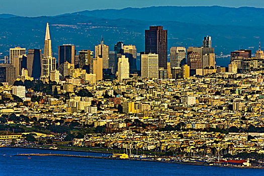 城市天际线,旧金山,加利福尼亚,美国