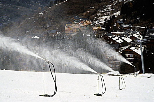 雪,大炮,法国,阿尔卑斯山