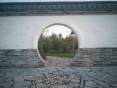 中式月亮门