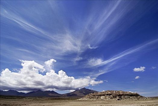 风景,乌尤尼,高地,玻利维亚