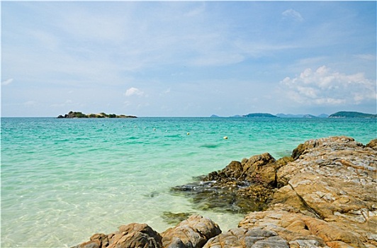 热带,岸边,清水,泰国