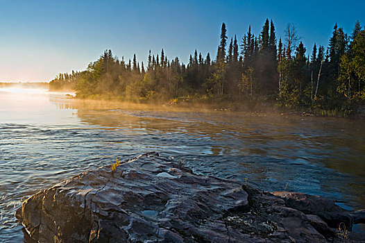 清水,河,省立公园,北方,萨斯喀彻温,加拿大