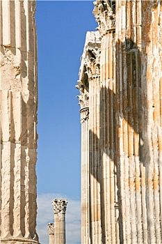 科林斯式,柱子,宙斯庙,雅典