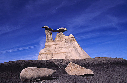 仰视,岩石构造,新墨西哥,美国