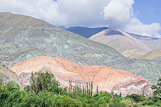 山,彩色,胡胡伊省,阿根廷,南美