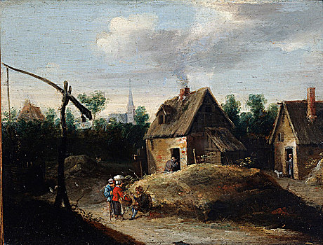 乡野,风景,17世纪,艺术家