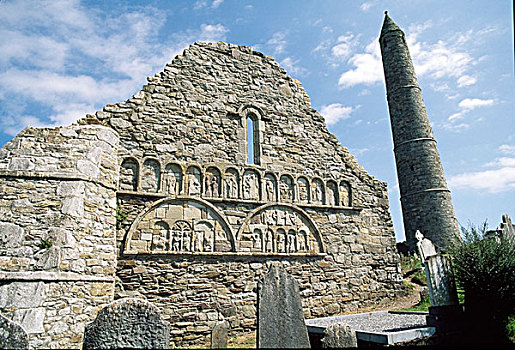 遗址,石头,建筑,沃特福德郡,爱尔兰