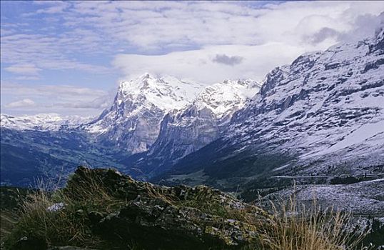 艾格尔峰,贝塔峰,靠近,格林德威尔,瑞士