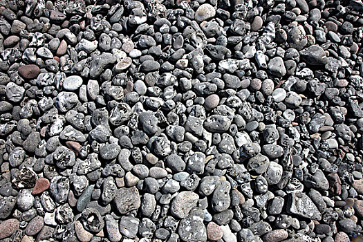 石头,鹅卵石,吕根岛,梅克伦堡前波莫瑞州,德国,欧洲