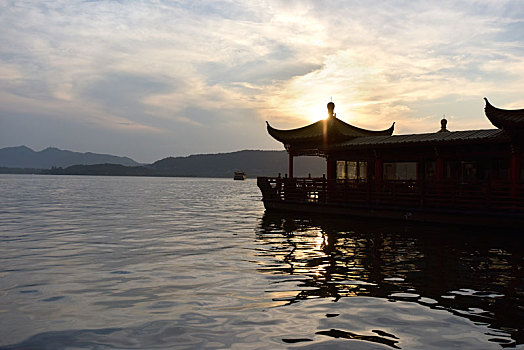 杭州西湖的景观
