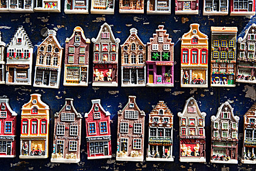 电冰箱,磁体,纪念品,形状,特色,荷兰,房子,阿姆斯特丹,欧洲