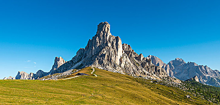 背影,顶峰,右边,白云岩,南蒂罗尔,特兰提诺阿尔托阿迪杰,意大利,欧洲