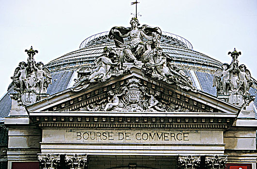 法国,巴黎,股票交易所,商业