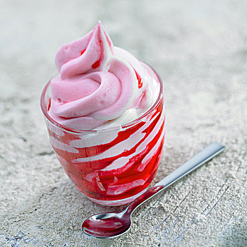 草莓,圣代冰淇淋