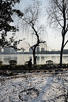 南京雪景