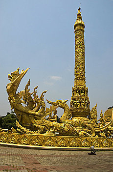 蜡,雕塑,泰国