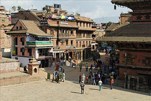 老城,巴克塔普尔,加德满都,尼泊尔