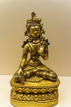 一组藏传佛教鎏金造像