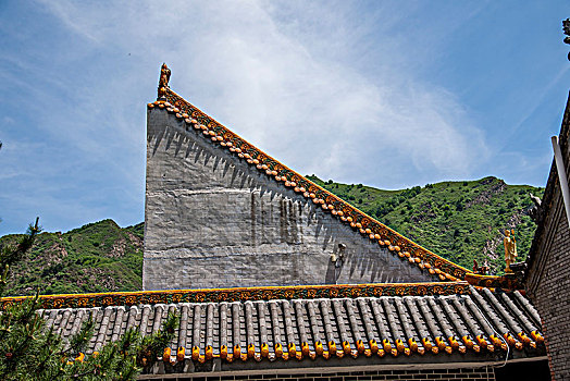 山西忻州市五台山白云寺寺院