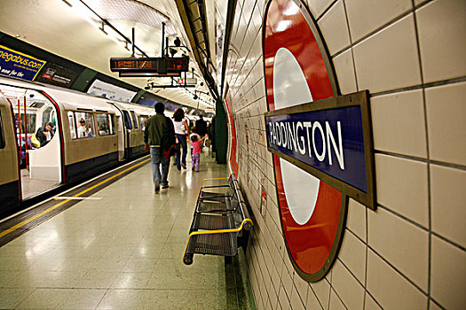 线条,地铁,车站,伦敦,英国